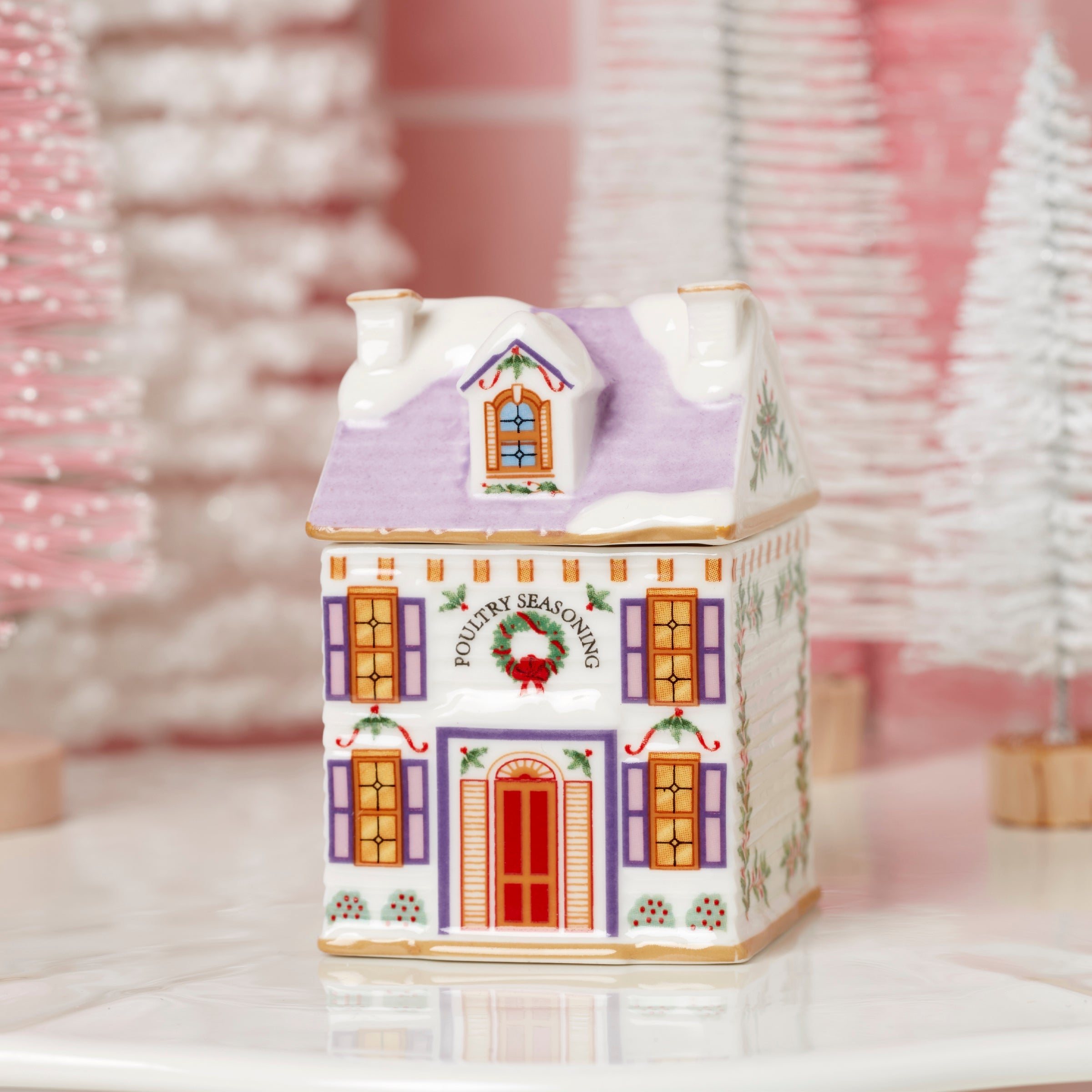 Lenox Everyday Flatware Lenox Spice Village 6-Piece Christmas Spice Jar Set - Image 8