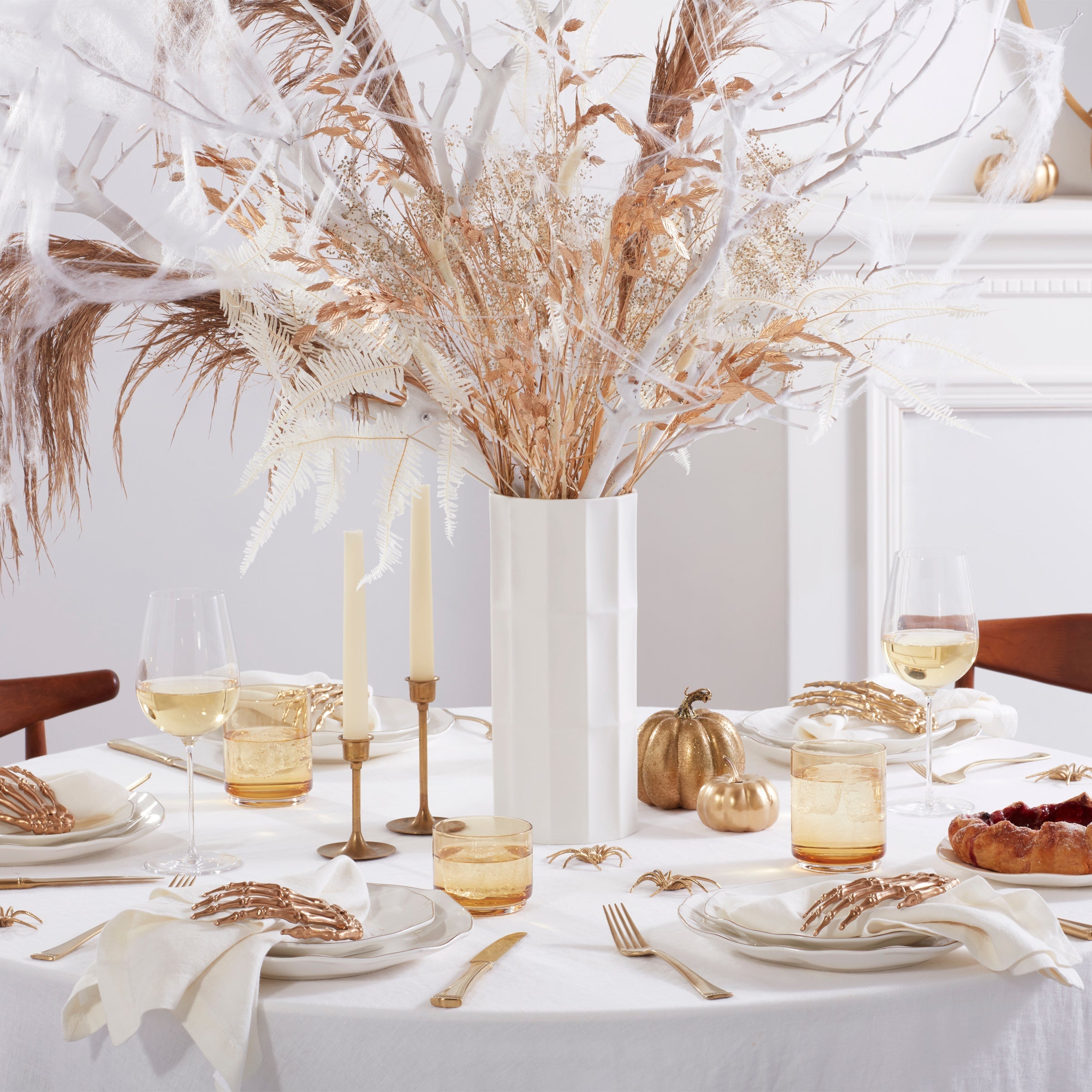 Lenox Everyday Flatware Tuscany Classics Stackable Amber Tall Glasses, Set of 4 - Image 4