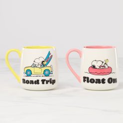 Alternative view of Lenox Everyday Flatware Peanuts Mugs Road Trip-Float On, Set of 2