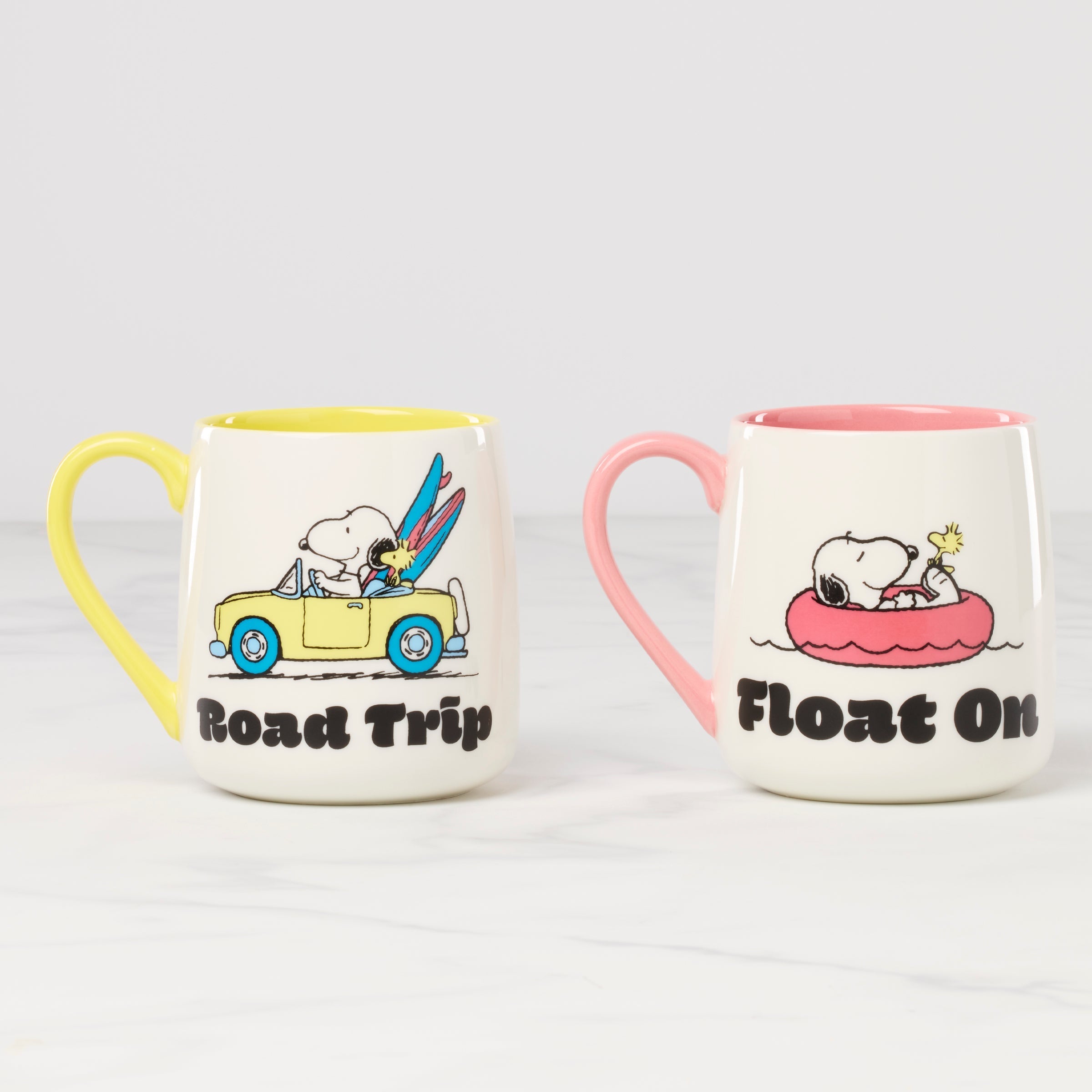 Lenox Everyday Flatware Peanuts Mugs Road Trip-Float On, Set of 2 - Image 2