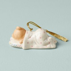 Alternative view of Lenox Everyday Flatware Personalized Baby's Teddy Bear Ornament