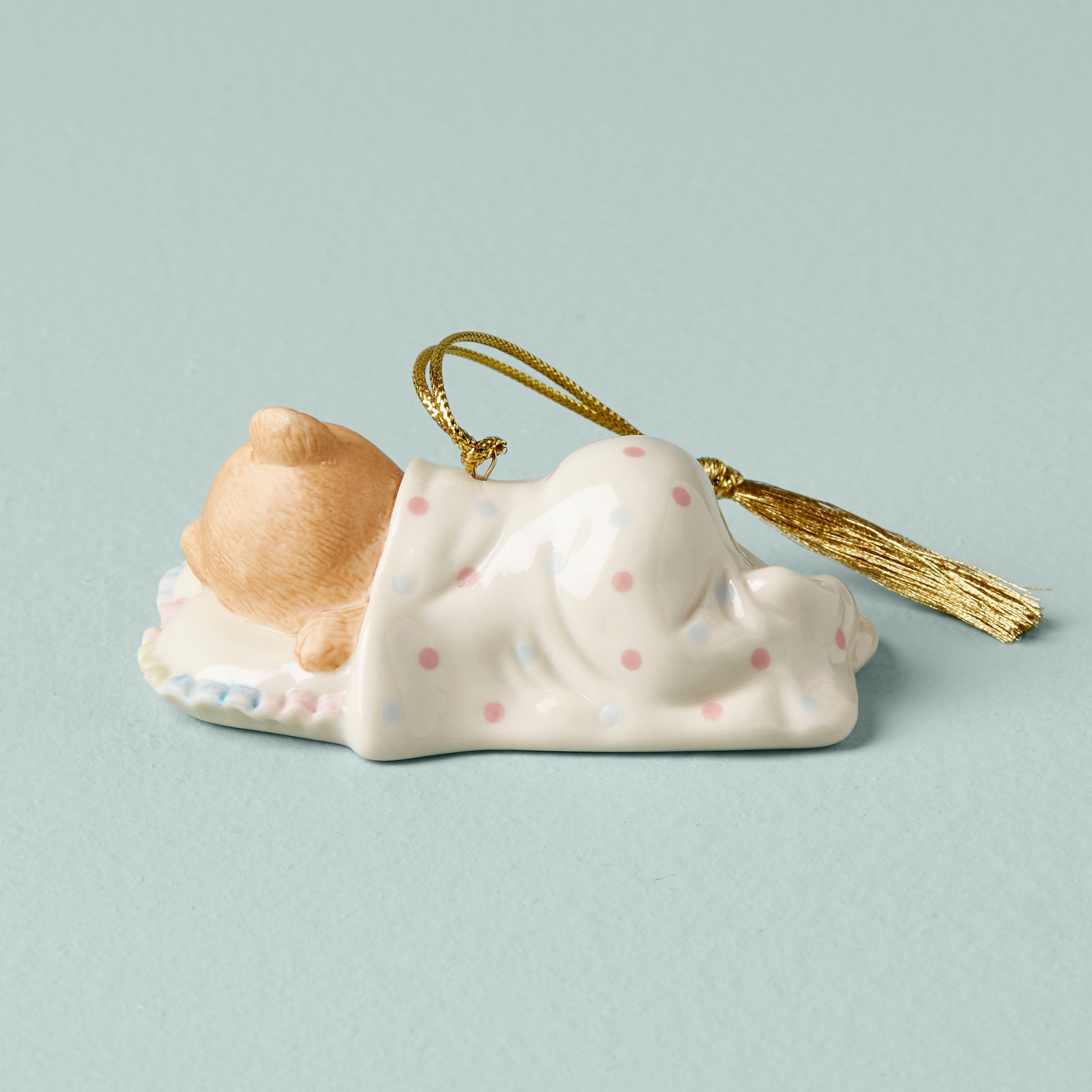 Lenox Everyday Flatware Personalized Baby's Teddy Bear Ornament - Image 2