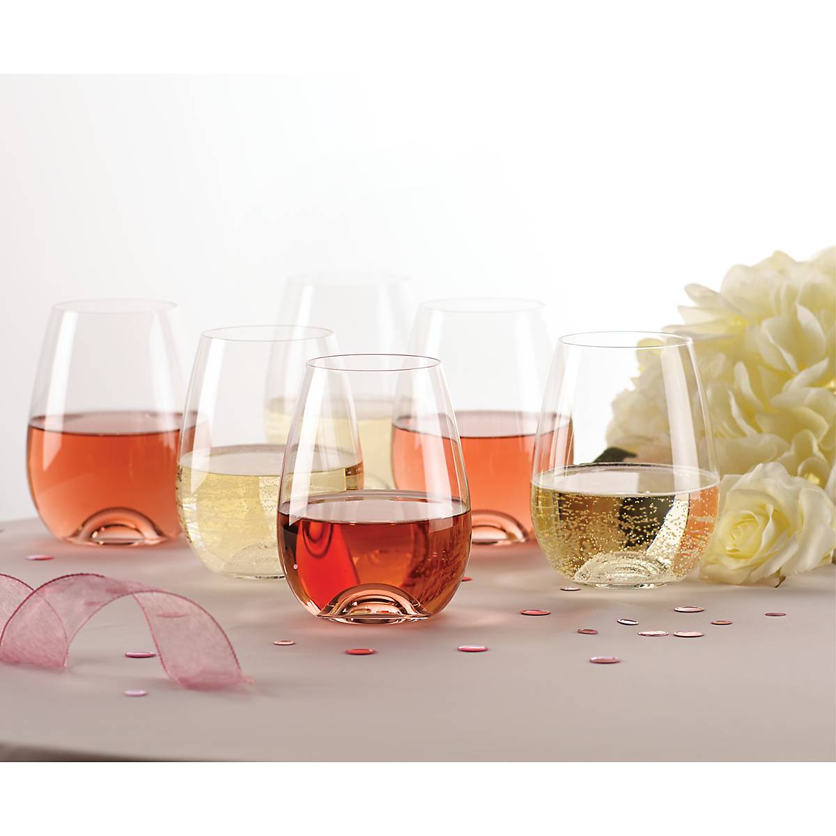 Lenox Everyday Flatware Tuscany Classics Stemless Wine Glasses, Set of 6 - Image 7