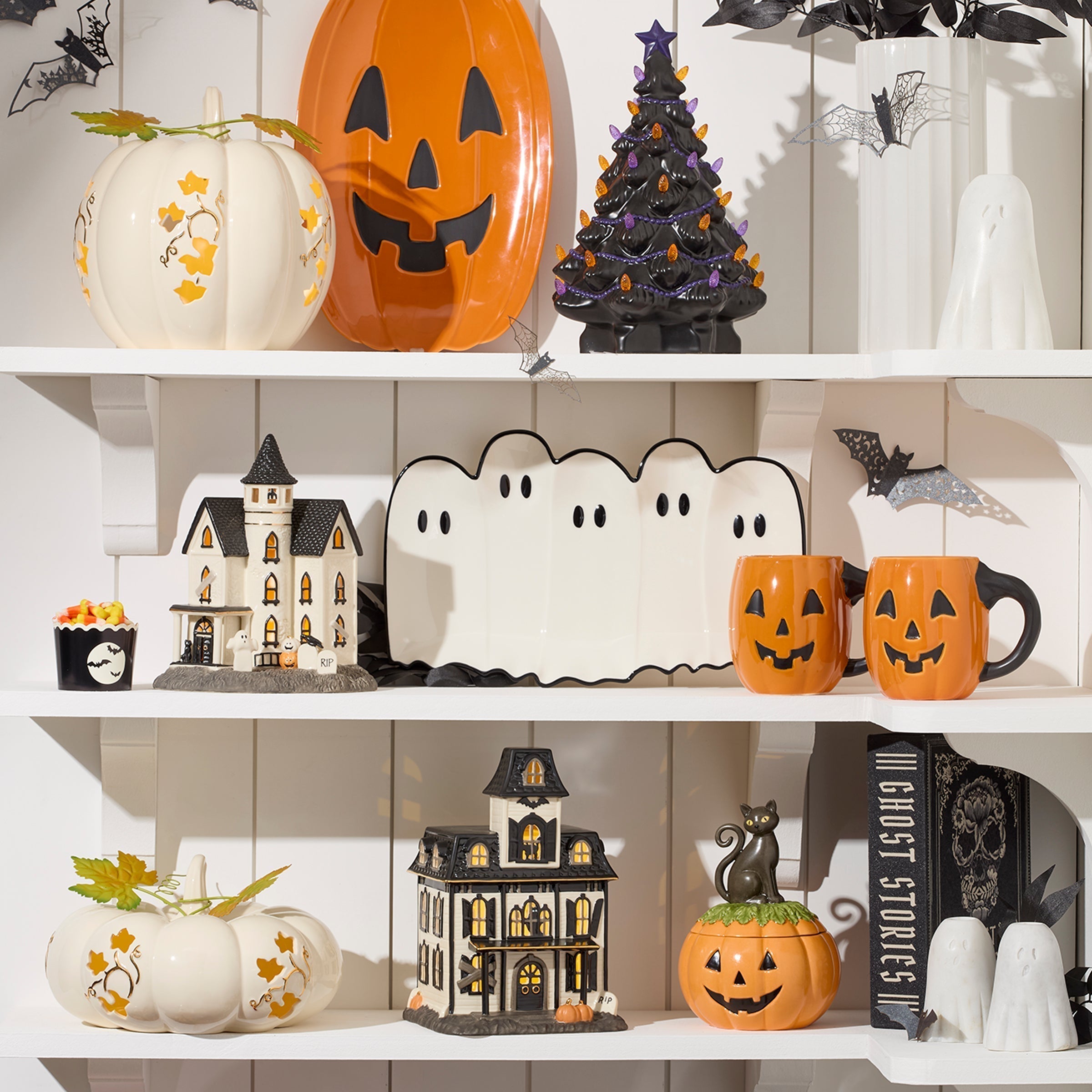 Lenox Everyday Flatware Haunted Halloween Covered Candy Jar - Image 5