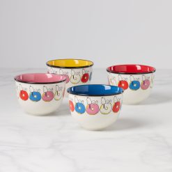 Lenox Everyday Flatware Chef Snoopy Dessert Bowls, Set of 4