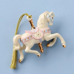 Lenox Everyday Flatware Snowflake Carousel Horse Ornament