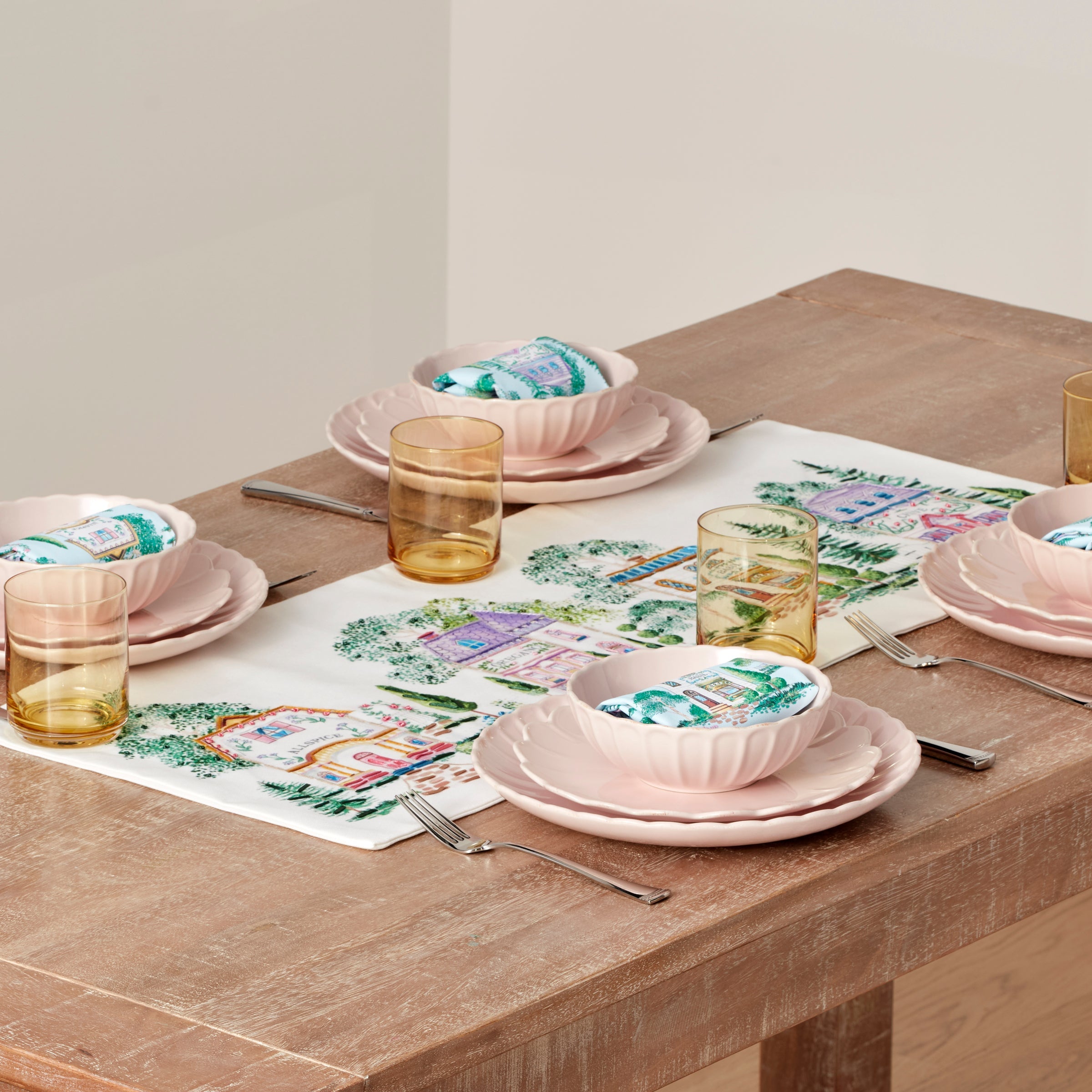Lenox Everyday Flatware Lenox Spice Village 14x36 Centerpiece Table Runner
