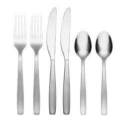 Alternative view of Lenox Everyday Flatware Paulina Satin Mirror 6-Piece Flatware Set