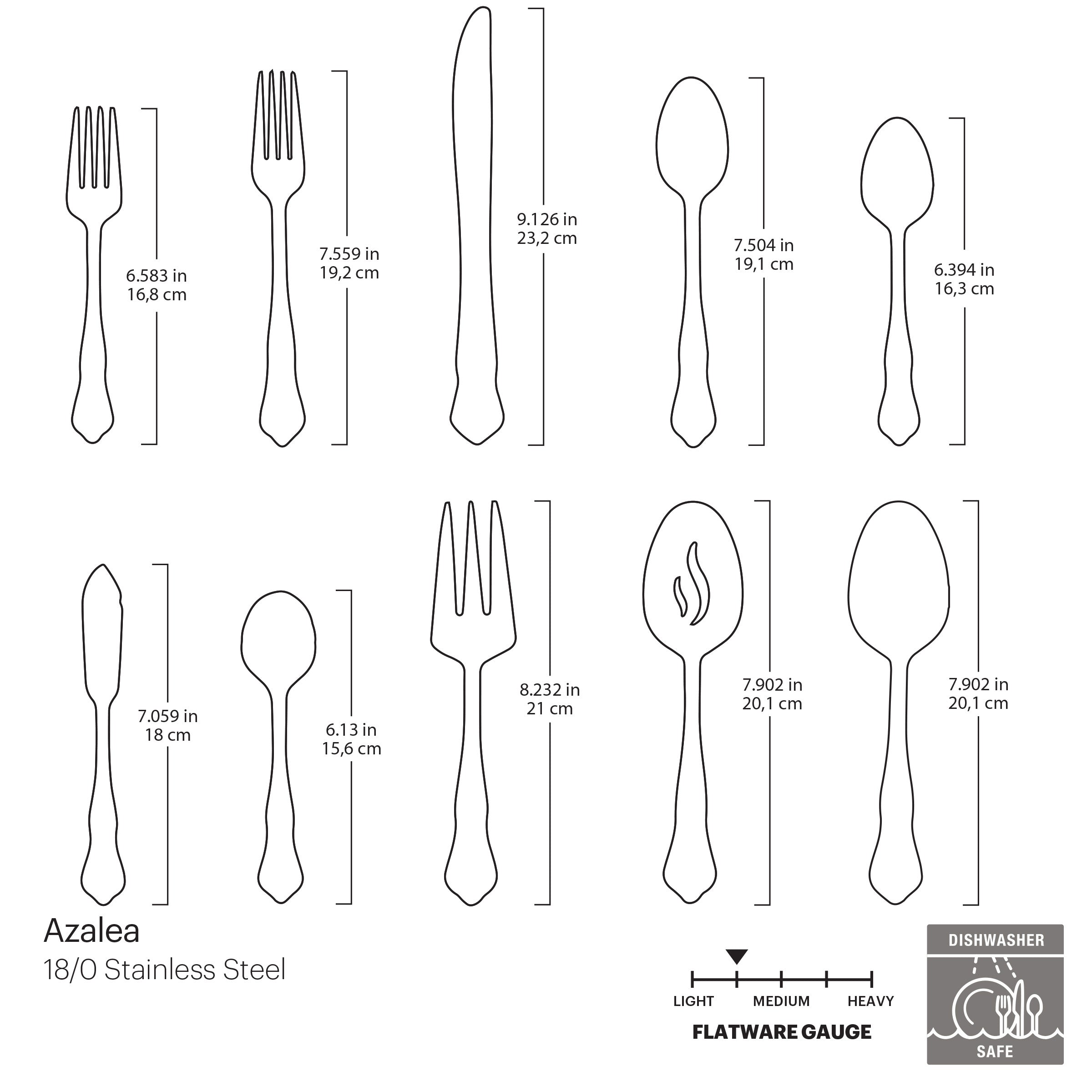 Lenox Everyday Flatware Azalea 45-Piece Flatware Set - Image 2