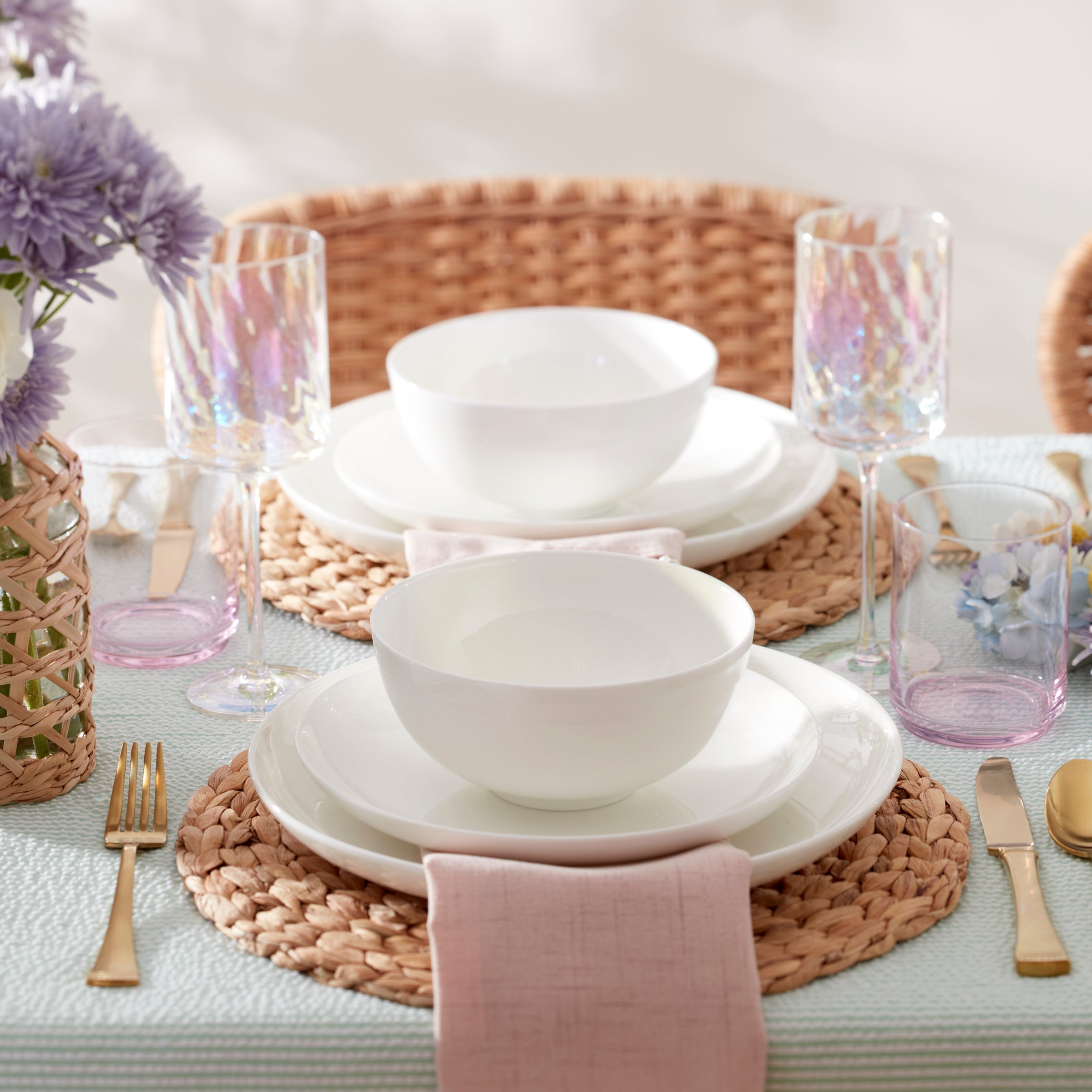Lenox Everyday Flatware Studio 1414 Coupe 16-Piece Dinnerware Set - Image 3