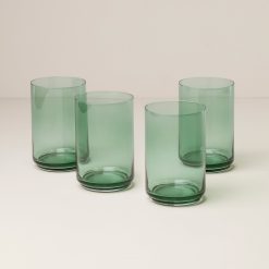 Lenox Everyday Flatware Tuscany Stackable Classics Green Coolers, Set of 4
