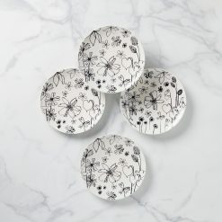 Lenox Everyday Flatware Garden Doodle Accent Plates, Set of 4