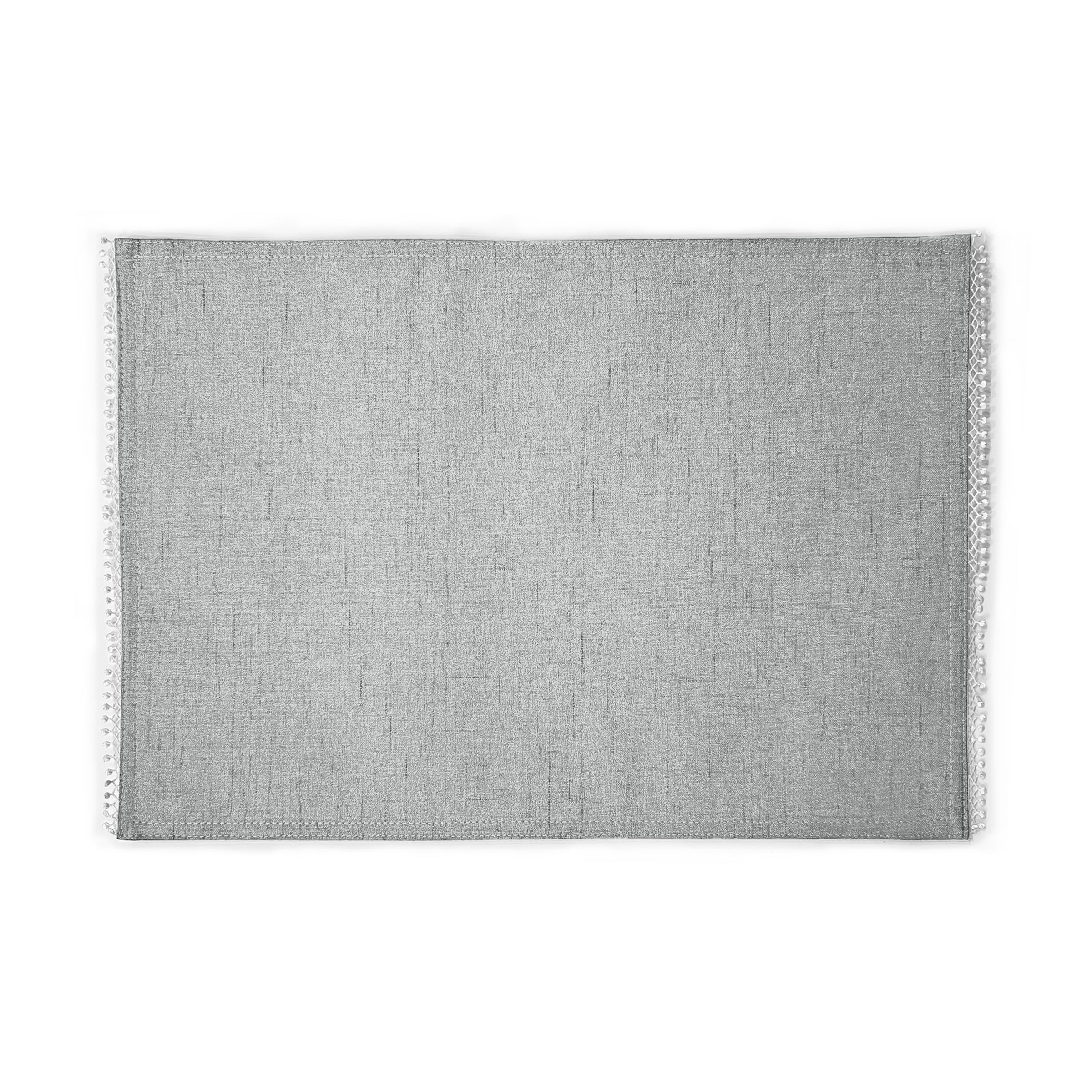 Lenox Everyday Flatware French Perle Dove Grey 13x19 Placemat - Image 2