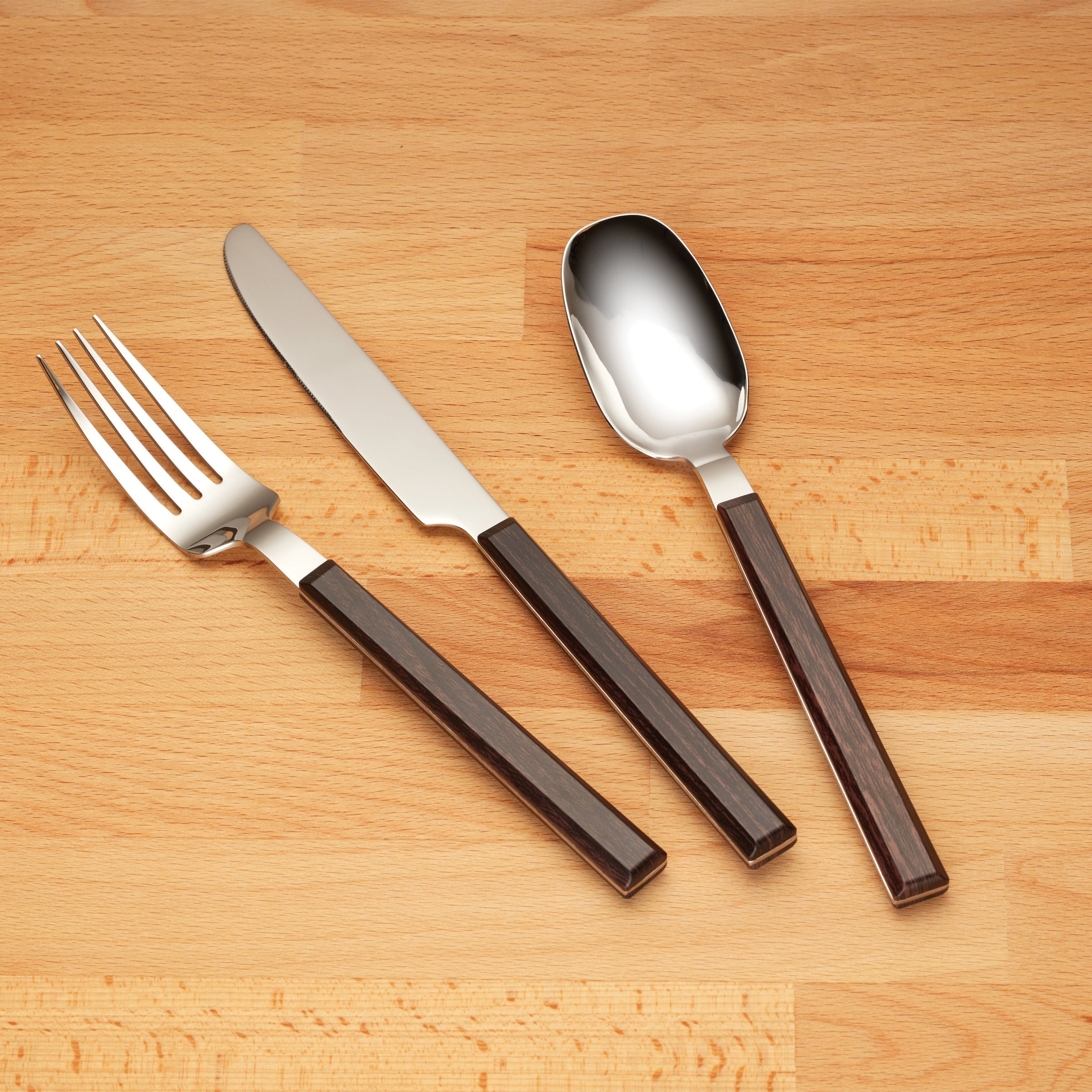Lenox Everyday Flatware Henley Brown 16-Piece Flatware Set - Image 3