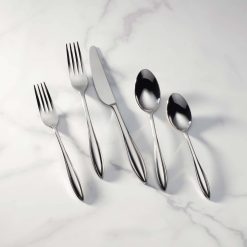 Lenox Everyday Flatware Sculpt 65-Piece Flatware Set