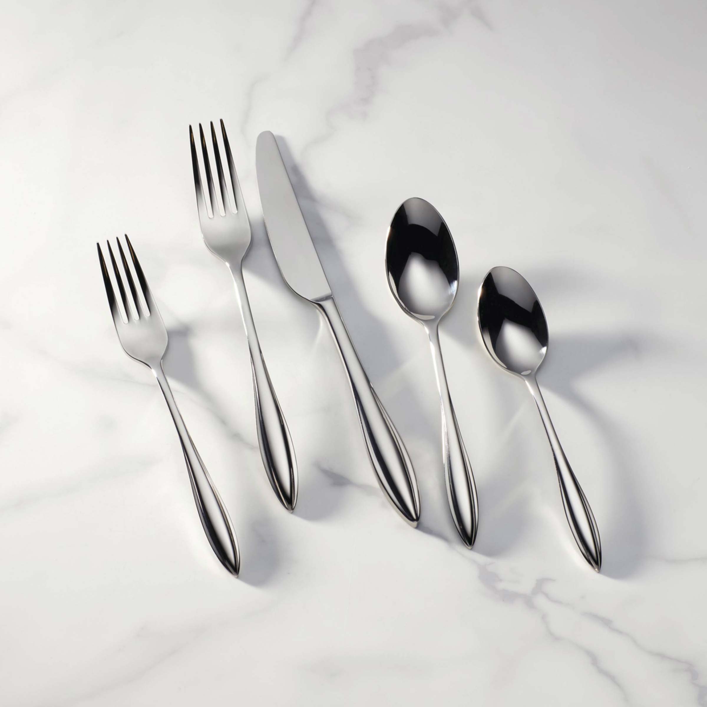 Lenox Everyday Flatware Sculpt 65-Piece Flatware Set