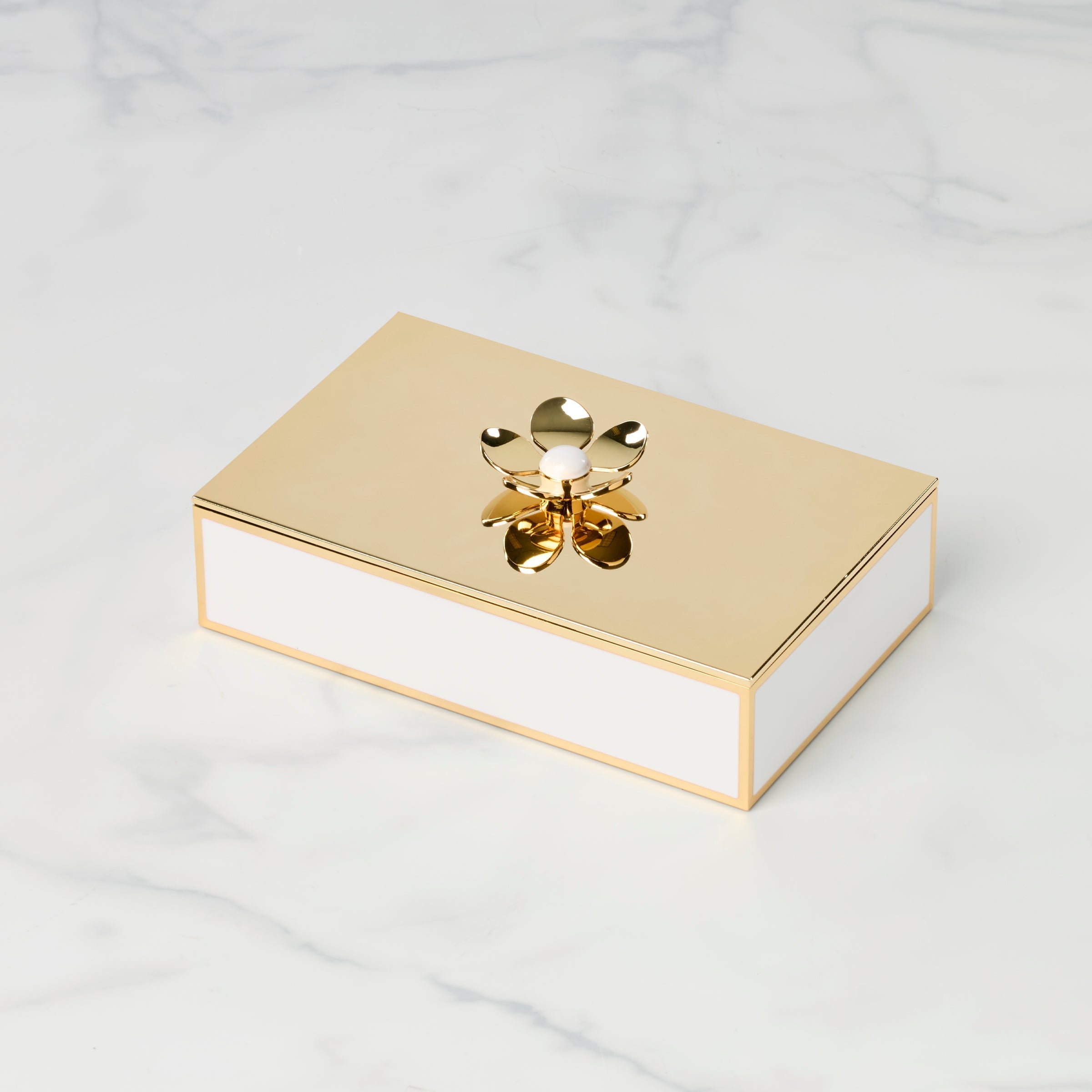 Lenox Everyday Flatware Make It Pop Gold Large Floral Box