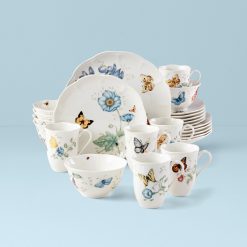 Lenox Everyday Flatware Butterfly Meadow 24-Piece Dinnerware Set