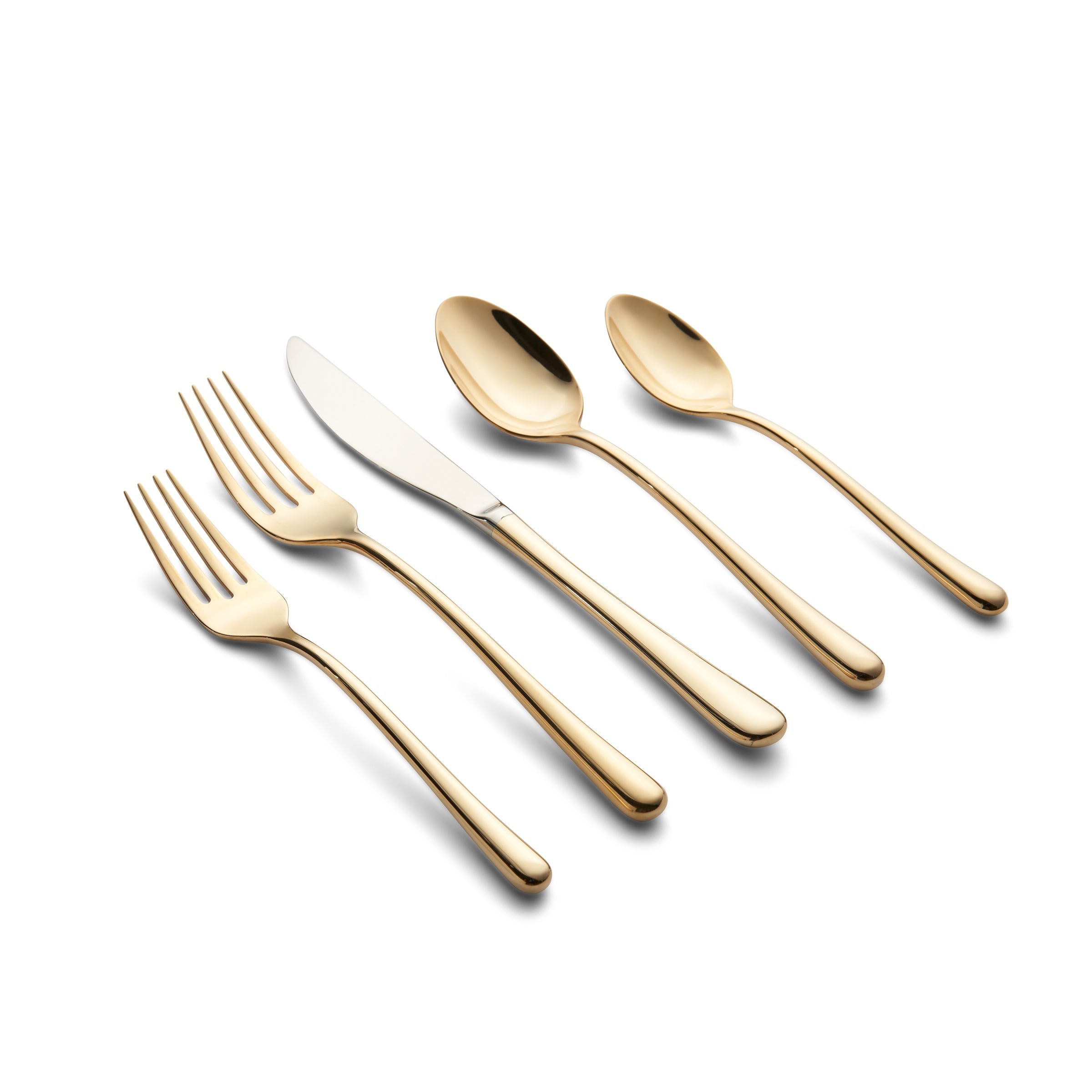 Lenox Everyday Flatware Samantha Gold 20-Piece Flatware Set