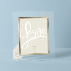 Lenox Everyday Flatware Disney Bridal 8x10 Photo Frame
