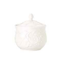 Lenox Everyday Flatware Opal Innocence Carved Sugar Bowl
