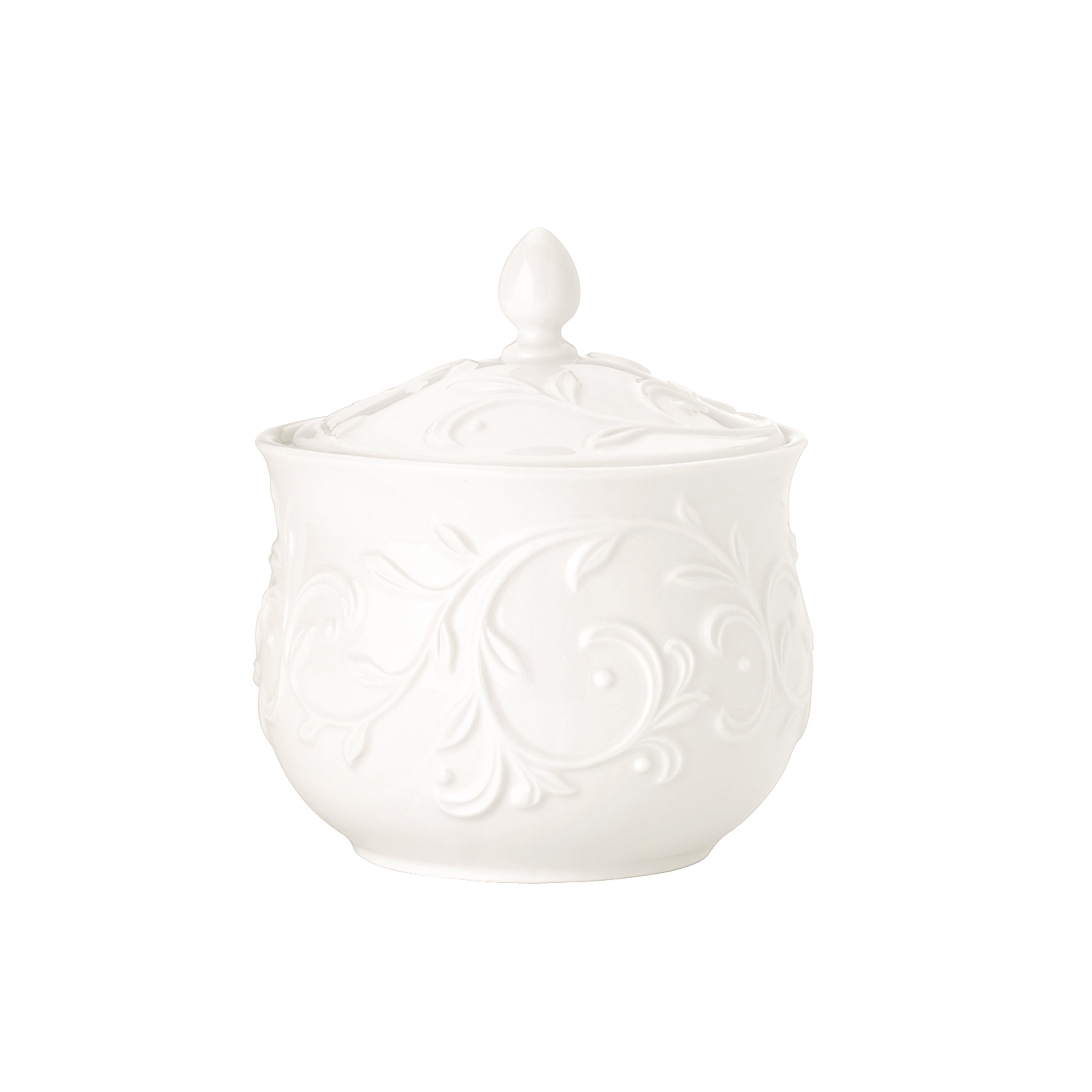 Lenox Everyday Flatware Opal Innocence Carved Sugar Bowl