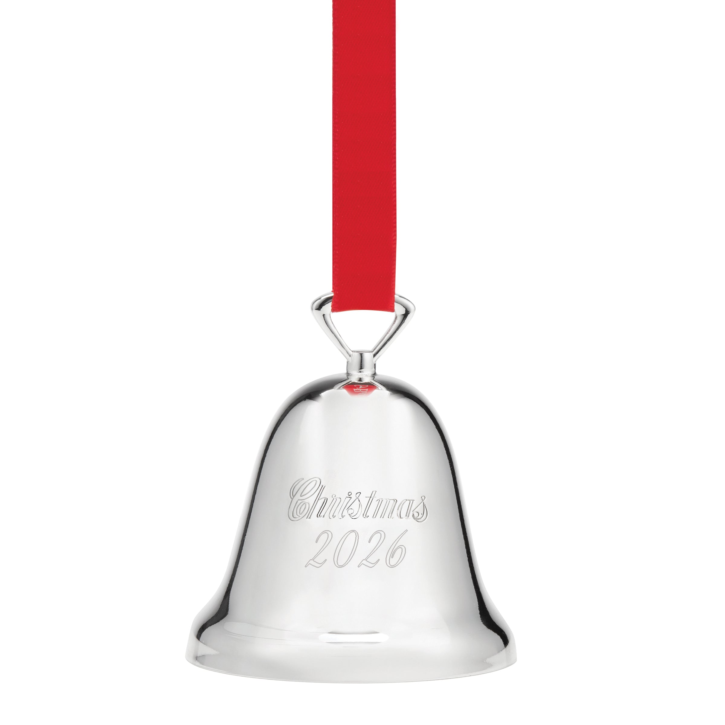 Lenox Everyday Flatware 2026 Silverplate Christmas Bell Ornament
