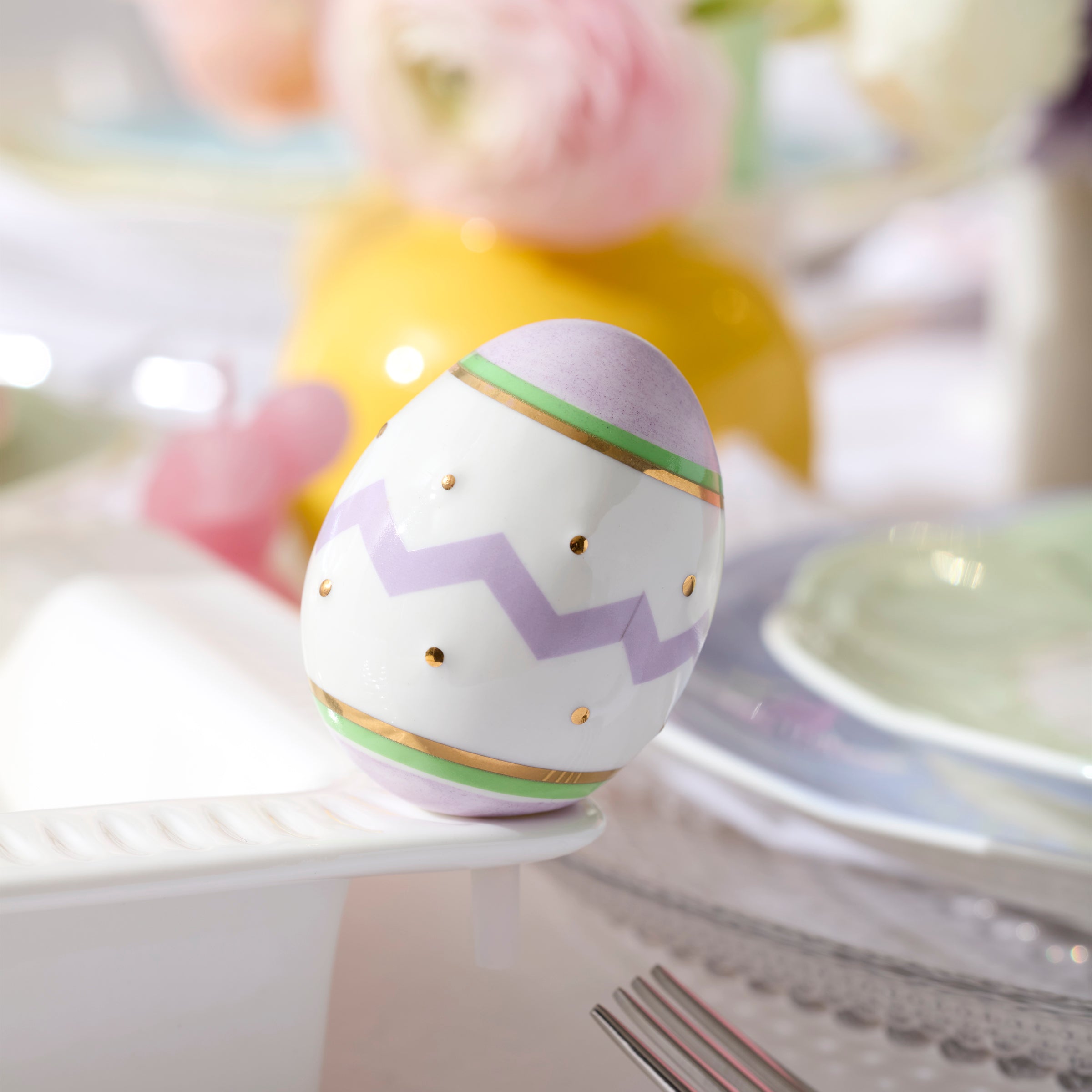 Lenox Everyday Flatware Profile Poppers Square Bowl & Easter Egg Set - Image 3