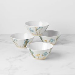 Lenox Everyday Flatware Wildflowers All-Purpose Bowls, Set of 4