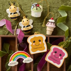 Alternative view of Lenox Everyday Flatware Personalized Ice Cream 2-Piece Ornament Set