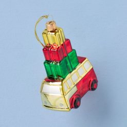 Lenox Everyday Flatware Retro Blown Glass Van with Gifts Ornament