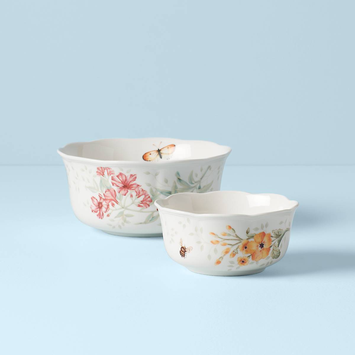 Lenox Everyday Flatware Butterfly Meadow 2-Piece Bowl Set
