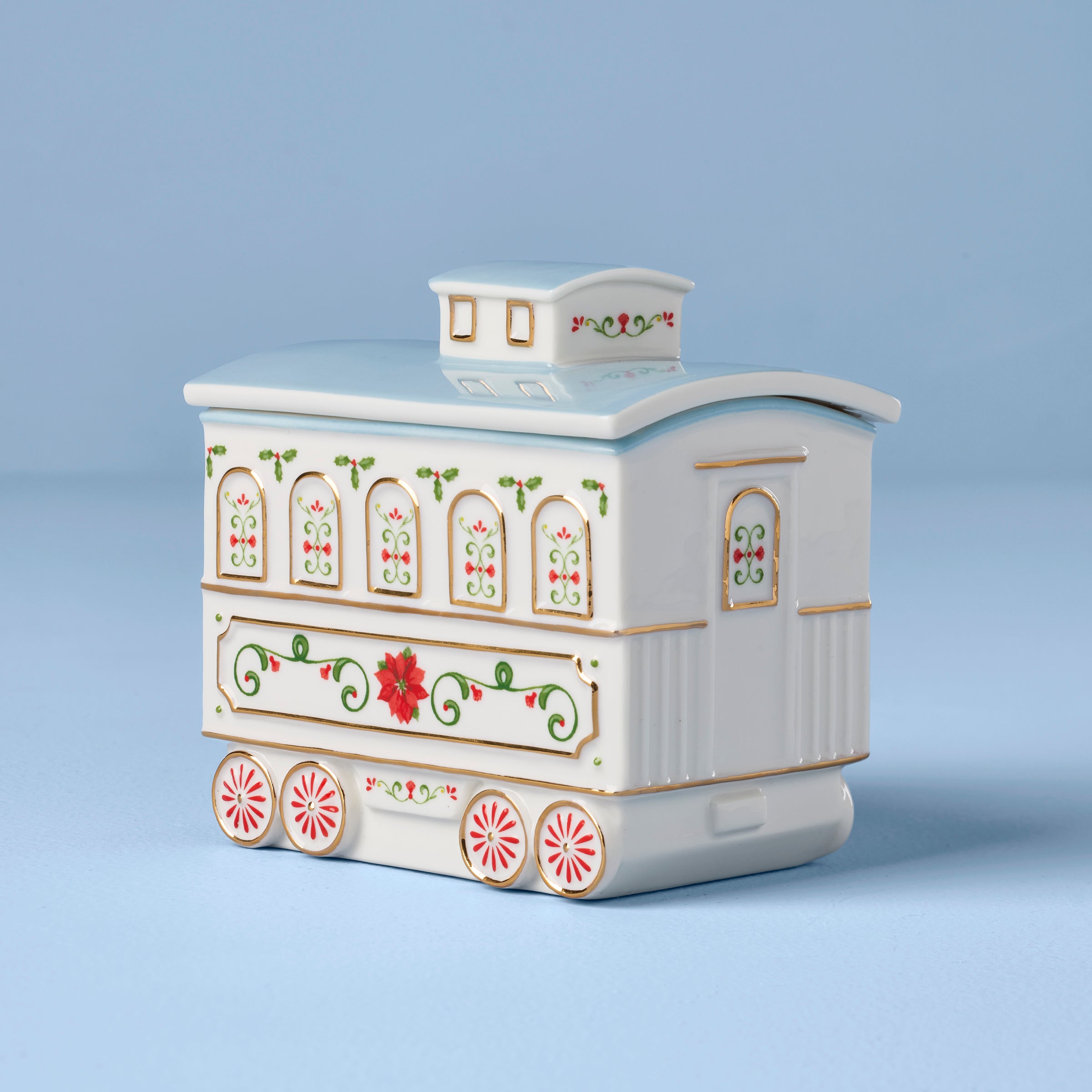 Lenox Everyday Flatware Lenox Holiday Village Christmas Train Server - Image 8