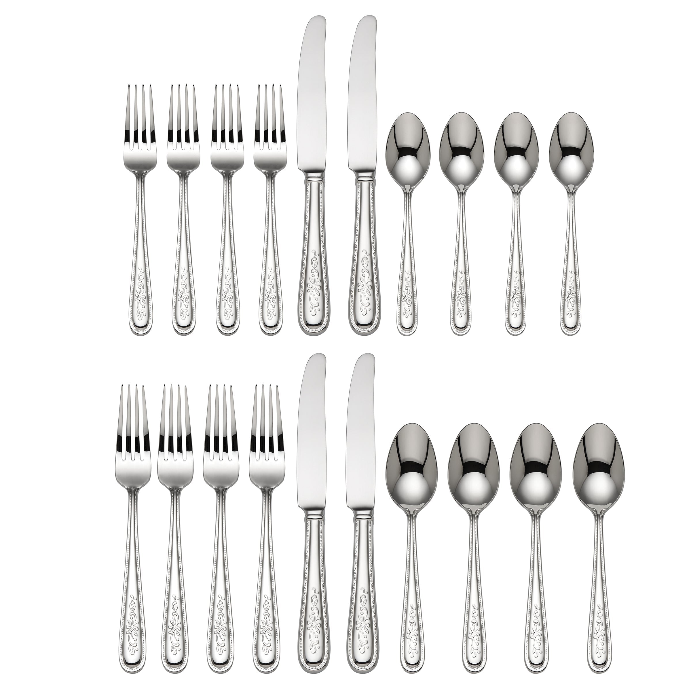 Lenox Everyday Flatware Opal Innocence 20-Piece Flatware Set - Image 2