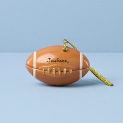 Lenox Everyday Flatware Personalized Football Ornament