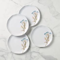 Lenox Everyday Flatware Wildflowers Dinner Plates, Set of 4