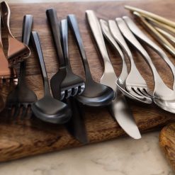 Alternative view of Lenox Everyday Flatware Isobel Black Satin 20-Piece Flatware Set