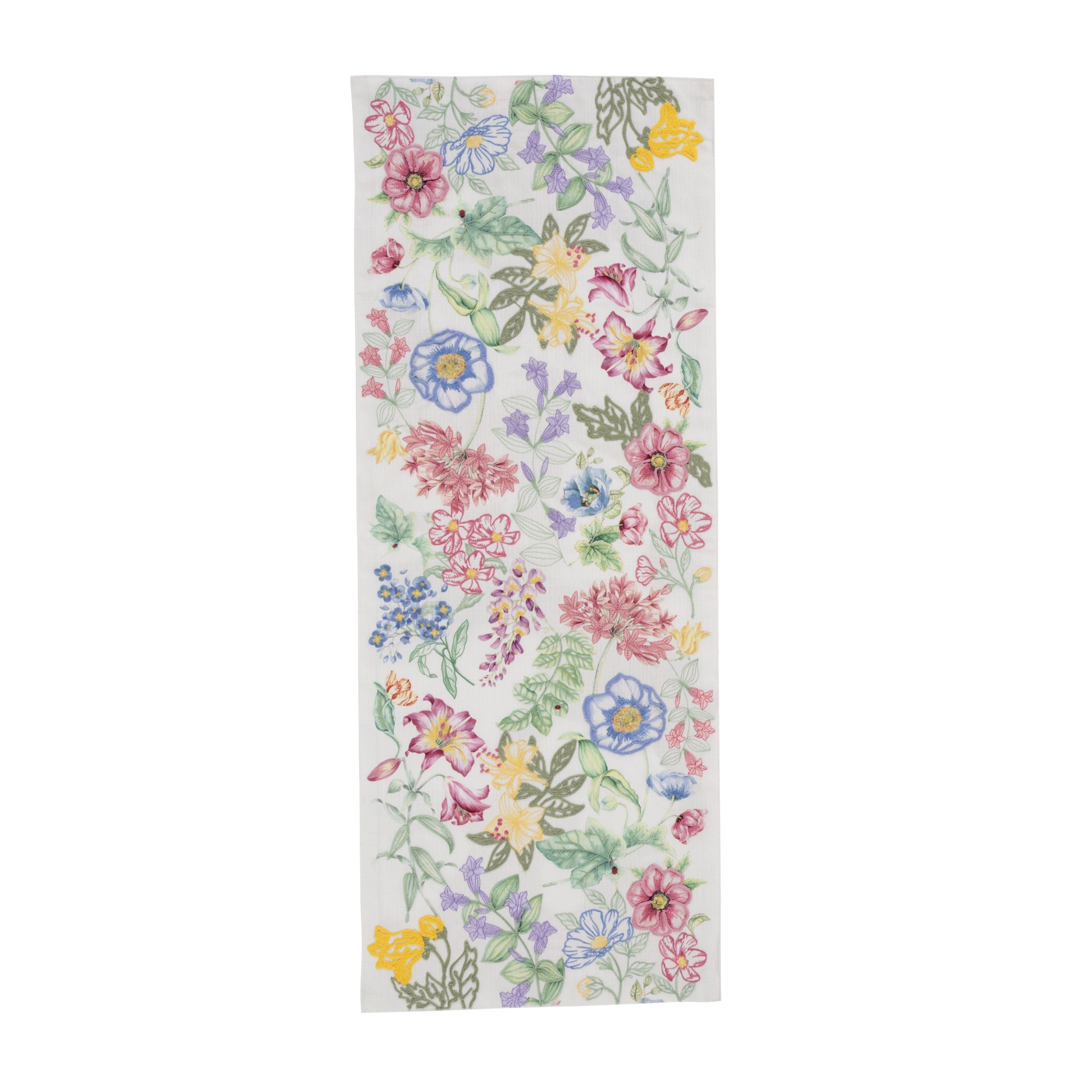 Lenox Everyday Flatware Butterfly Meadow Garden Embroidered Centerpiece Table Runner - Image 3