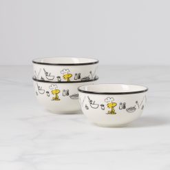 Alternative view of Lenox Everyday Flatware Chef Snoopy Mini Bowls, Set of 3