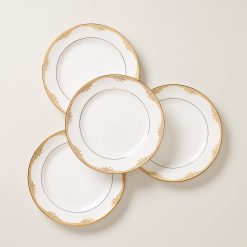 Lenox Everyday Flatware British Colonial Bamboo Dinner Plates, Set of 4