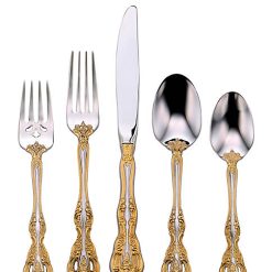 Lenox Everyday Flatware Golden Michelangelo 5-Piece Place Setting