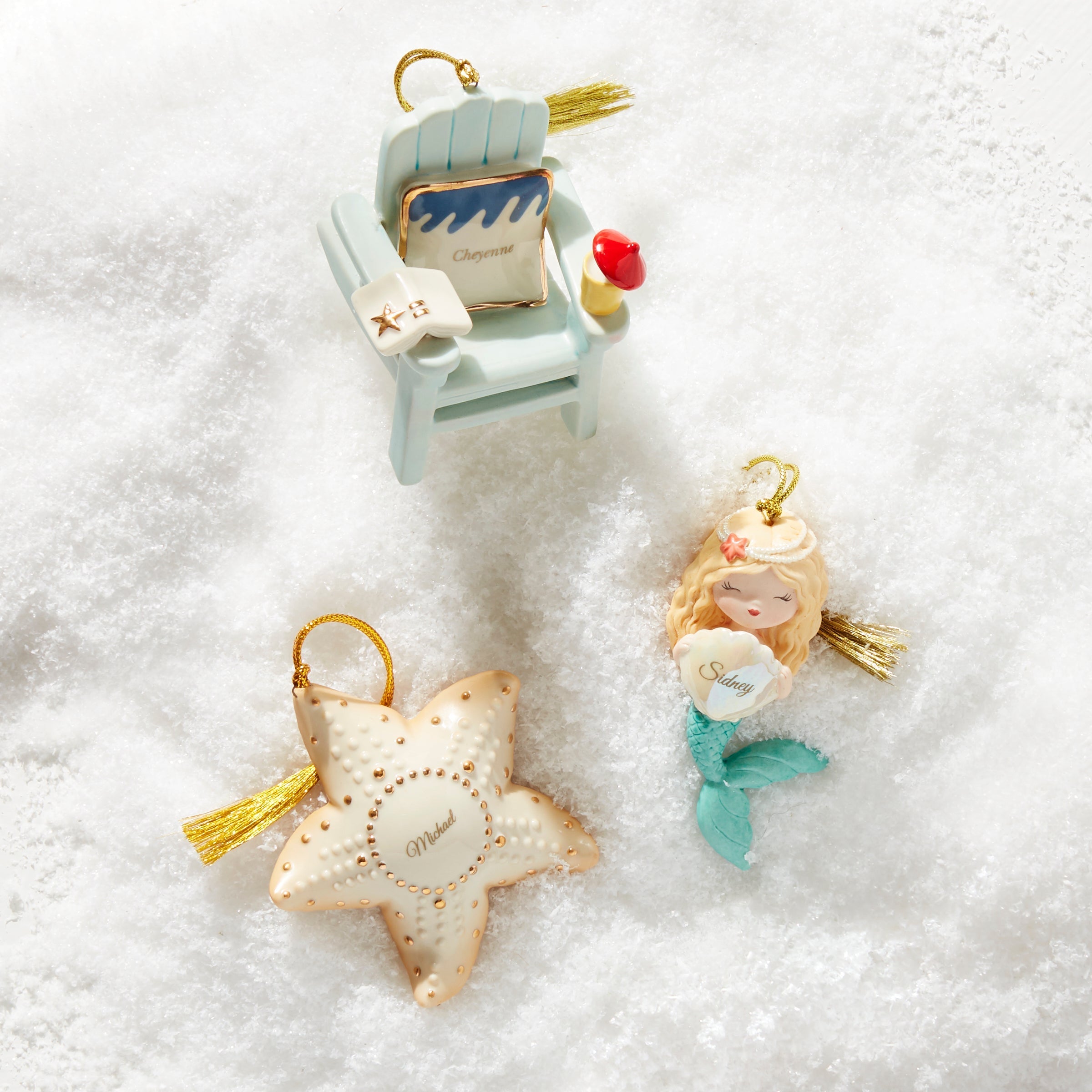 Lenox Everyday Flatware Personalized Beach Chair Ornament - Image 6