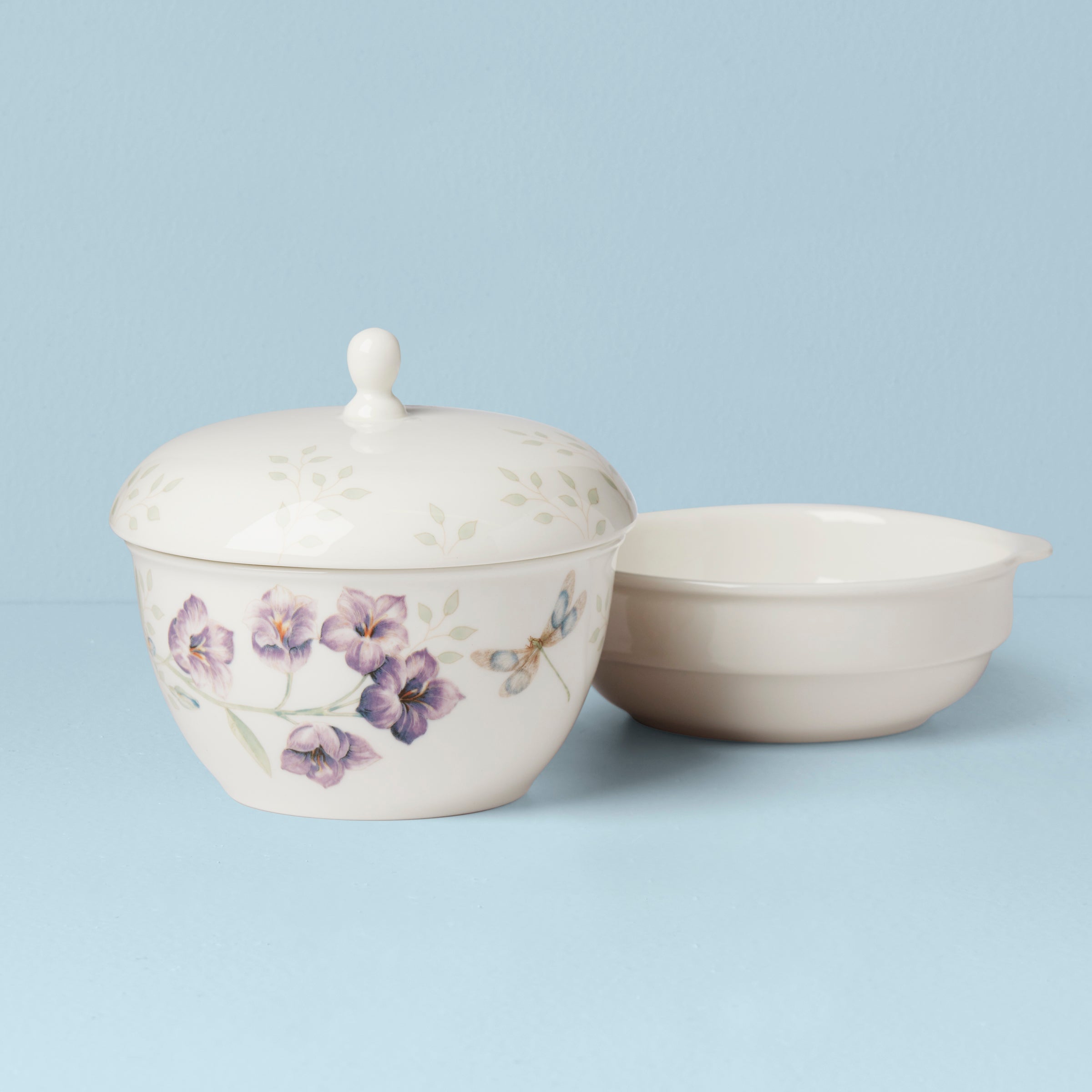 Lenox Everyday Flatware Butterfly Meadow 3-Piece Stackable Bowl Set - Image 4