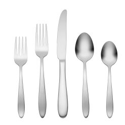 Lenox Everyday Flatware Mooncrest Satin 20-Piece Flatware Set
