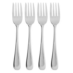 Lenox Everyday Flatware Satin Sand Dune Salad Forks, Set of 4