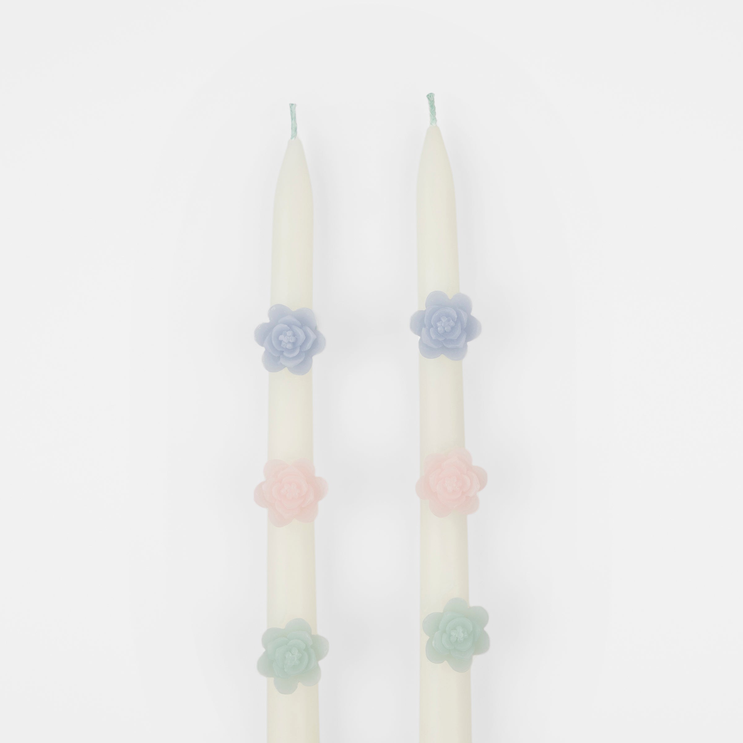 Lenox Everyday Flatware Pastel Flowers Taper Candles, Set of 2 - Image 6