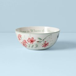 Alternative view of Lenox Everyday Flatware Butterfly Meadow Home is Where The Heart is Bowl