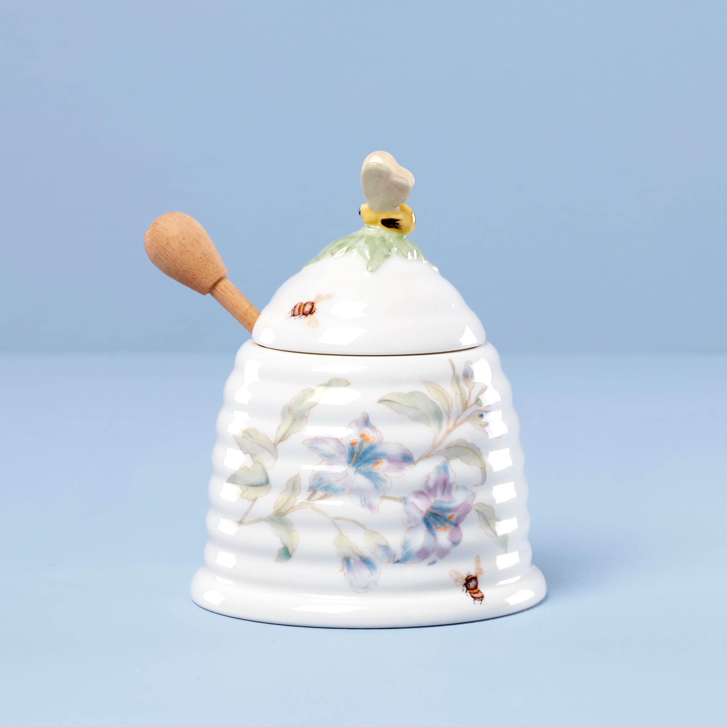 Lenox Everyday Flatware Butterfly Meadow Honey Pot - Image 2