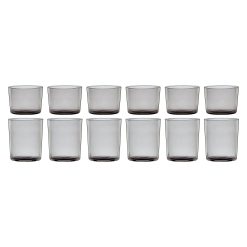 Alternative view of Lenox Everyday Flatware Stackables Smoke Short & Tall Glasses 12-Piece Set