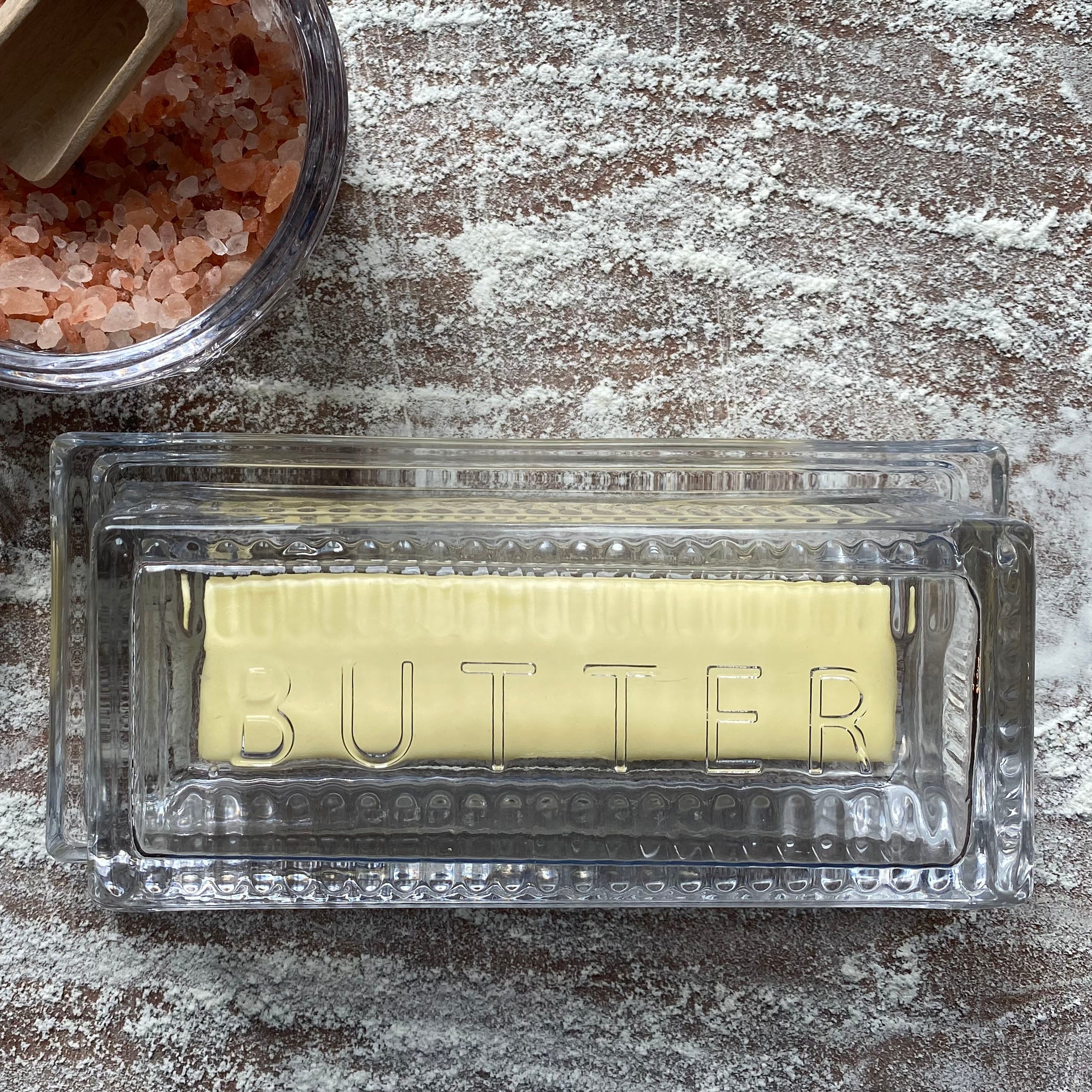 Lenox Everyday Flatware Glass Butter Dish - Image 2